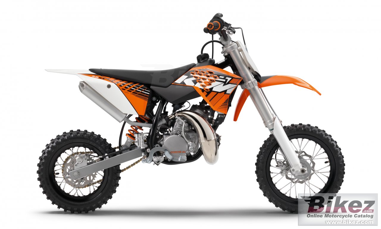 Big KTM 50 sx mini picture and wallpaper from Bikez.com